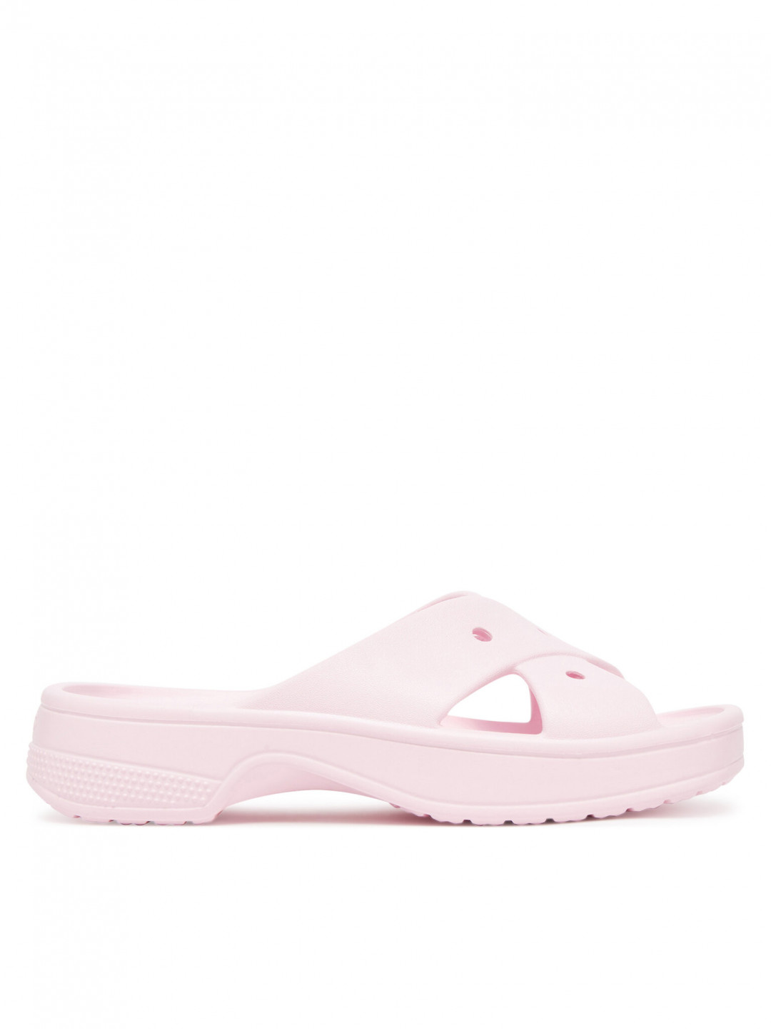 Crocs Nazouváky Cross Strap 210840 Růžová